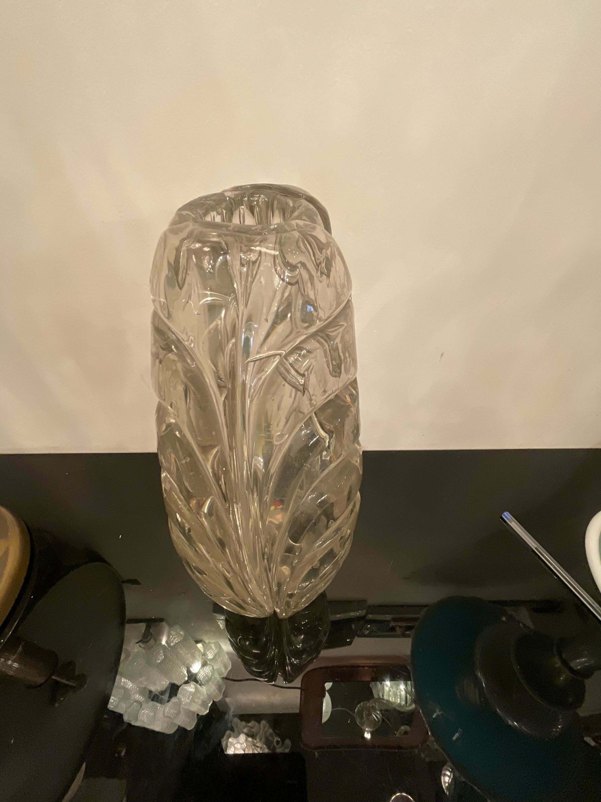 Barovier & Toso   Heavy Murano Glass Vase With Air Bubbles From The 1940s. photo buy