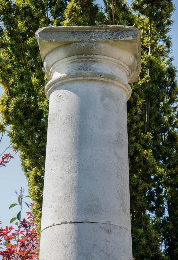 Pair Of Portland Stone Columns From A London Hospital photo furniture