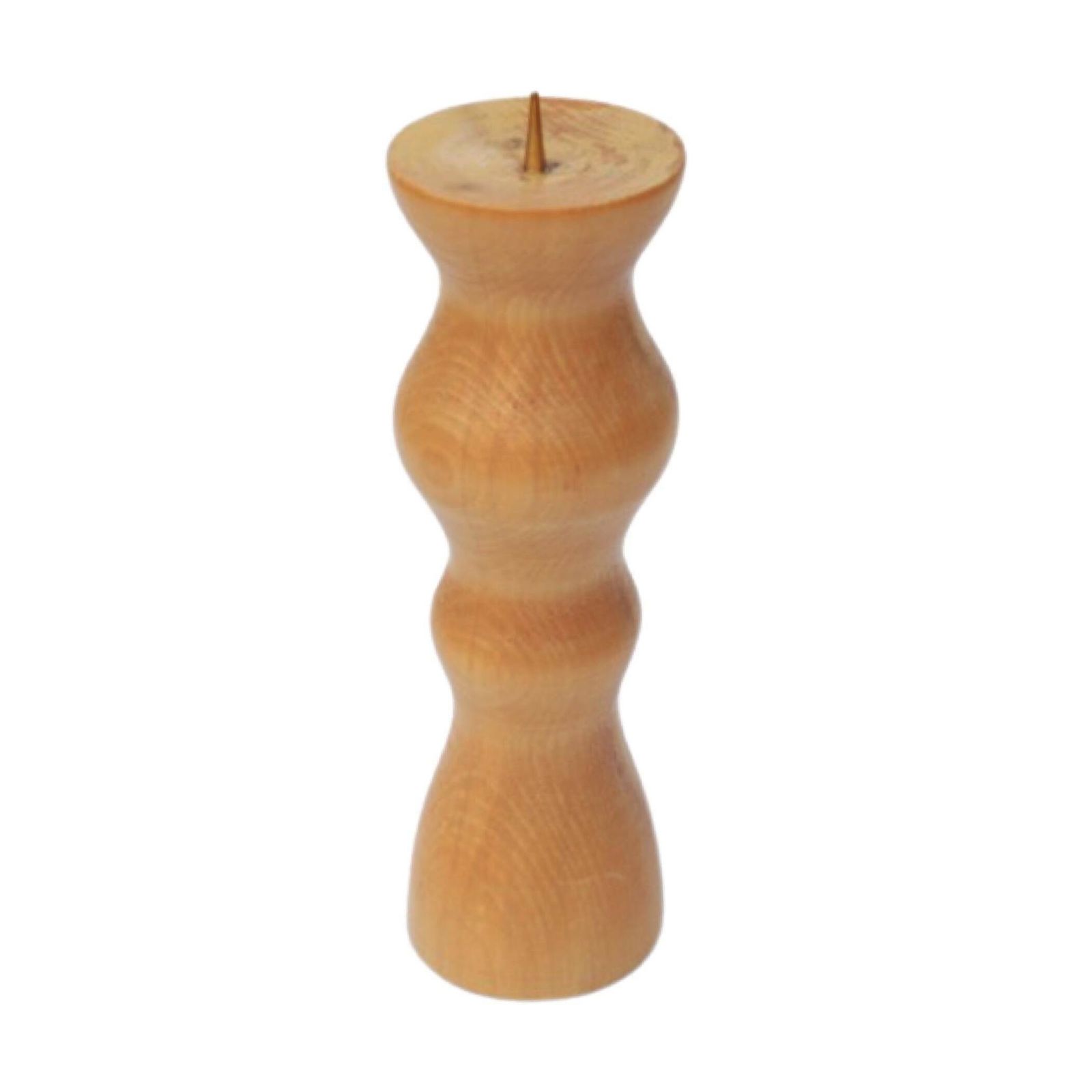 photo furniture Wooden Modernist Candlestick, Denmark, 1970s.