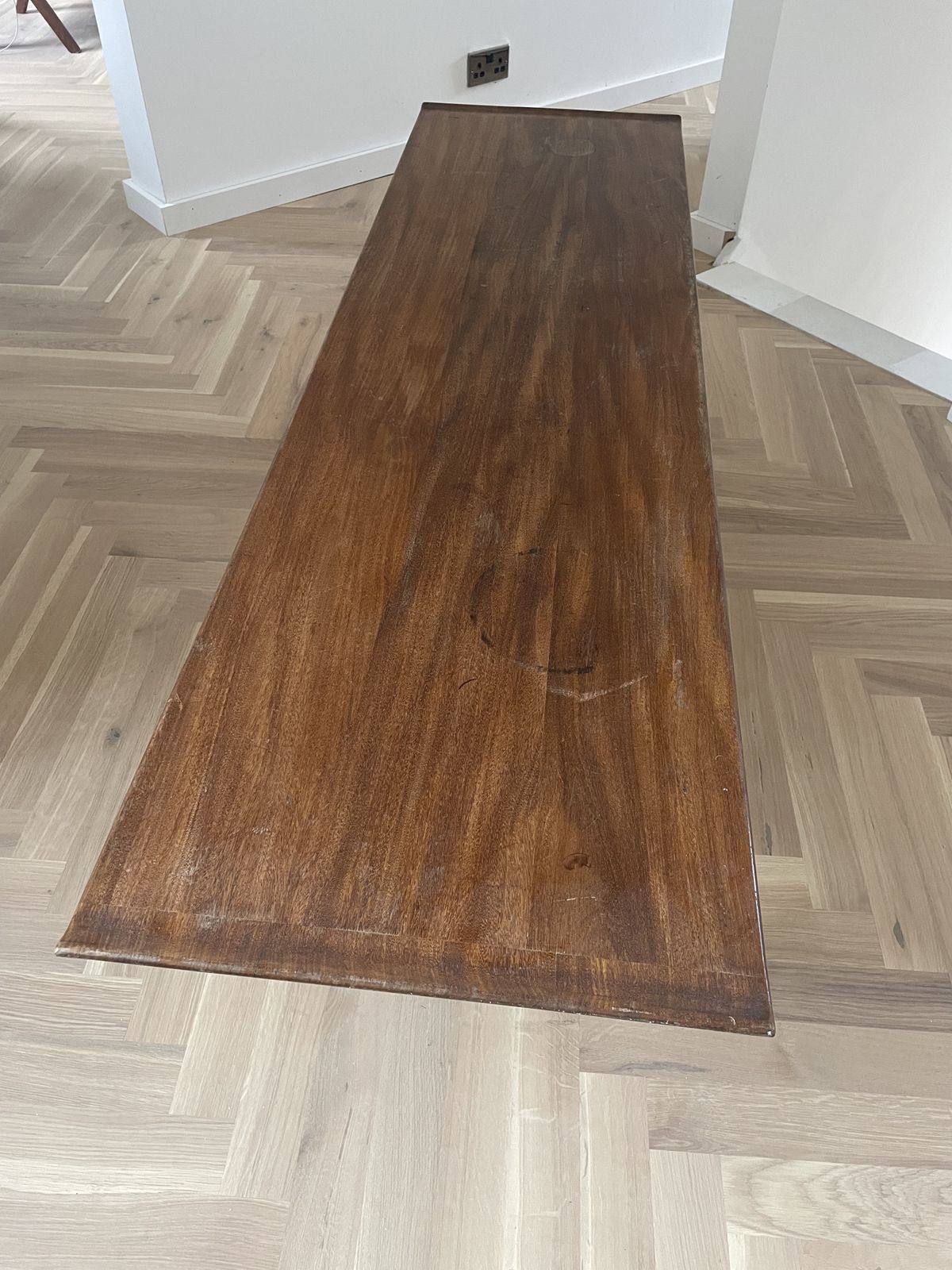 Mid Century Long John Coffee Table, By A. Younger 1950s 1960s. photo for sale