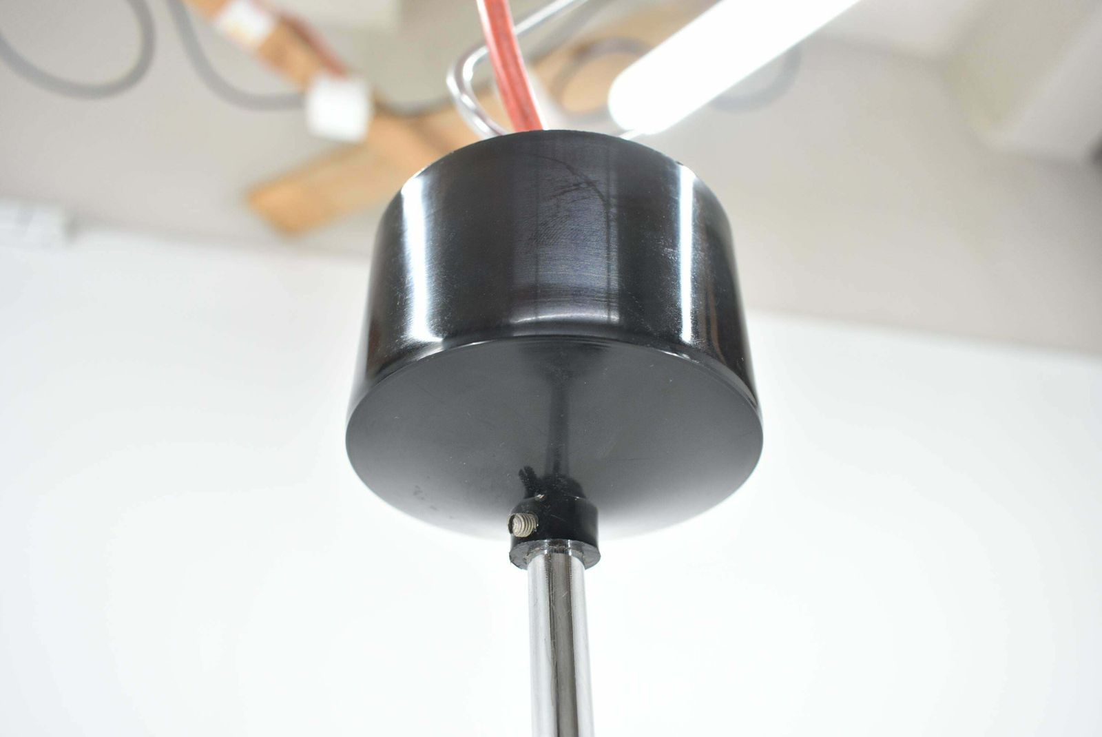 Mid Century Glass Pendant By Jaroslav Bejvl For Kamenicky Senov, 1960's photo furniture