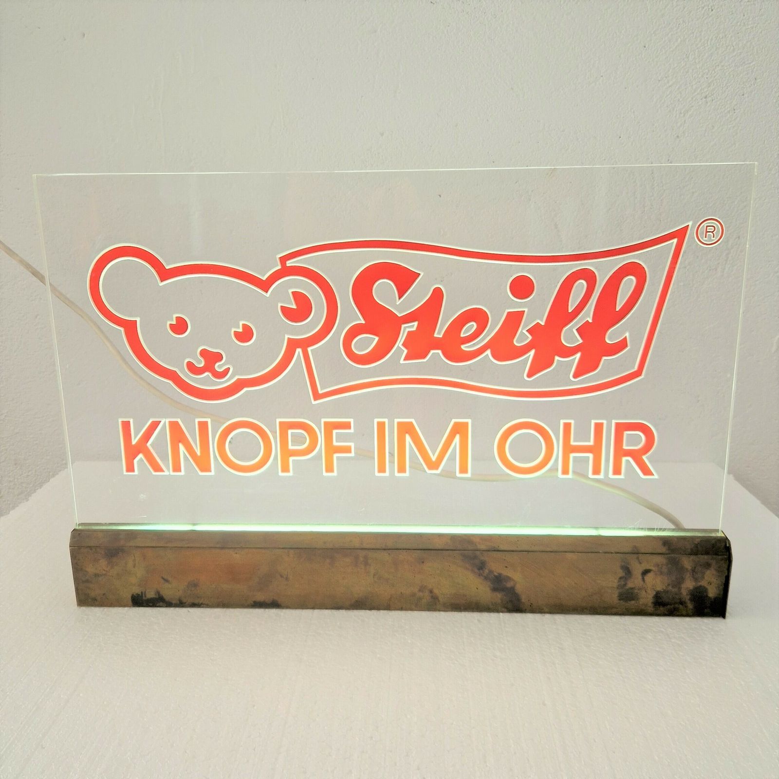 Ultra Rar. Mid Century Advertising Neon From Steiff. 1960   1965 photo for sale