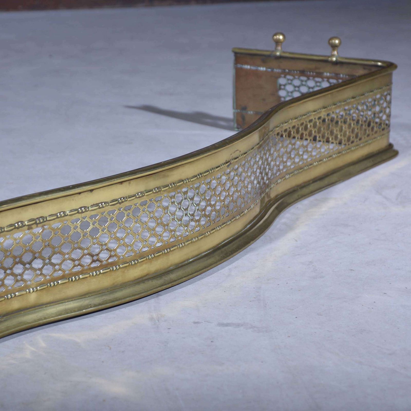 Large Country House Brass Fender photo Home Fixtures