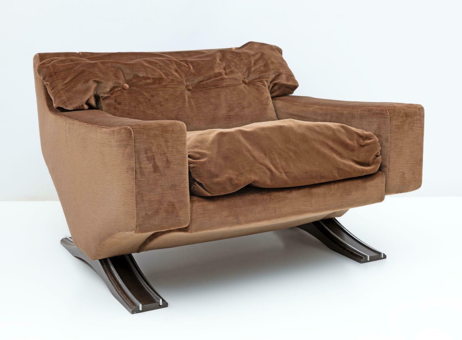 Pair Of Mid Century Modern Italian Armchairs By Franz Sartori For Flexform, 1965 photo Furniture