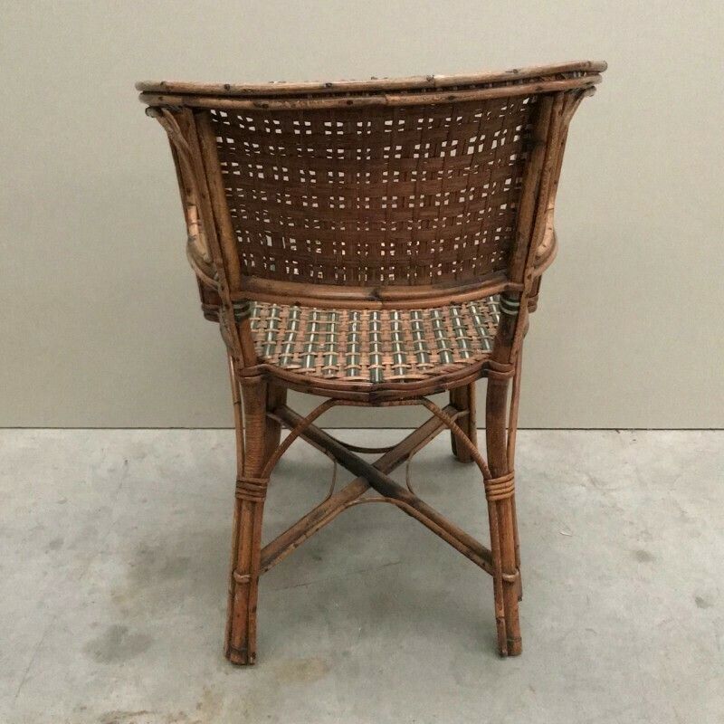Bamboo Kid's Armchair   1930's photo buy