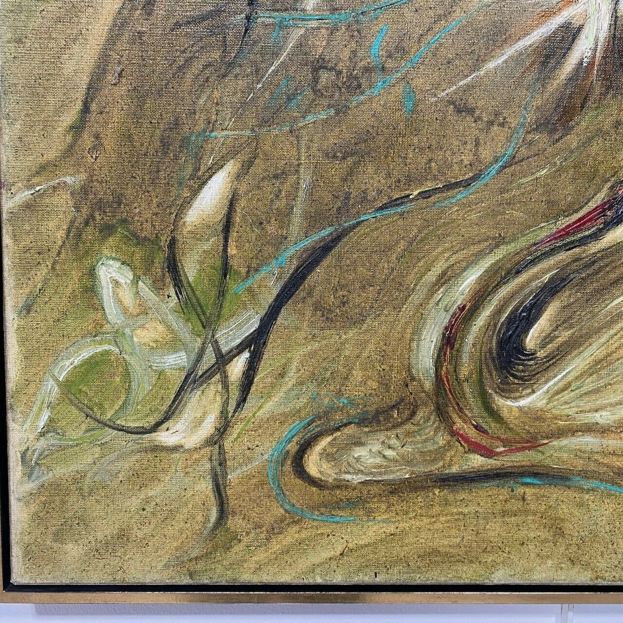 Modern Schilderij – H. Catteau, Jaren 1960 photo for sale