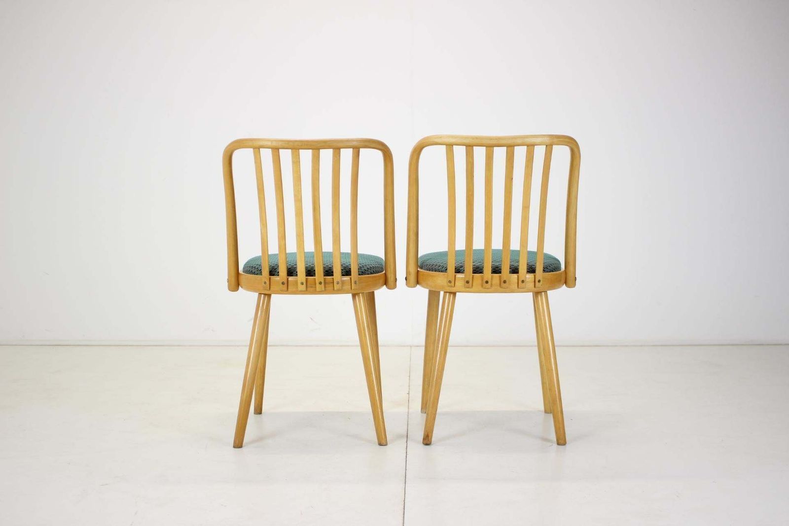 1960s Antonin Suman Set Of Six Dining Chairs Czechoslovakia photo Furniture