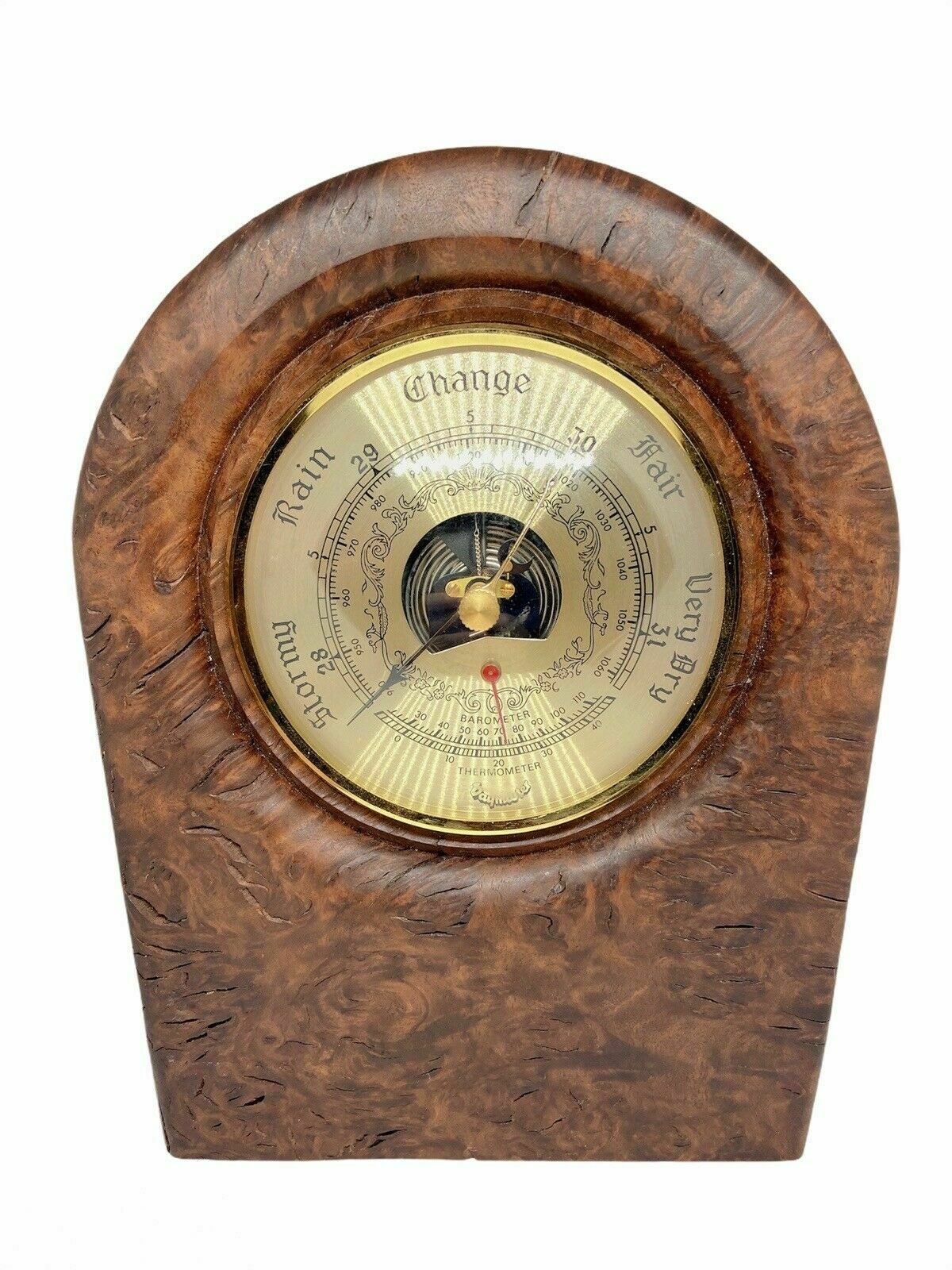 Antique Daymaster Desk Mount Barometer Hygrometer With Dial Thermometer photo vintage