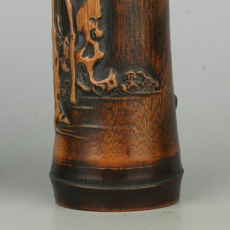 photo furniture A Pair Of Chinese Bamboo Carving Brush Pen Holders    Circa 1930 1960