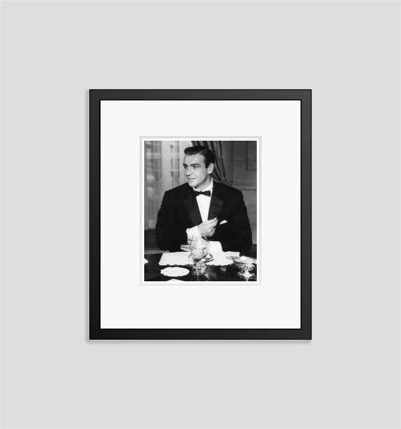 Sean Connery Black Framed