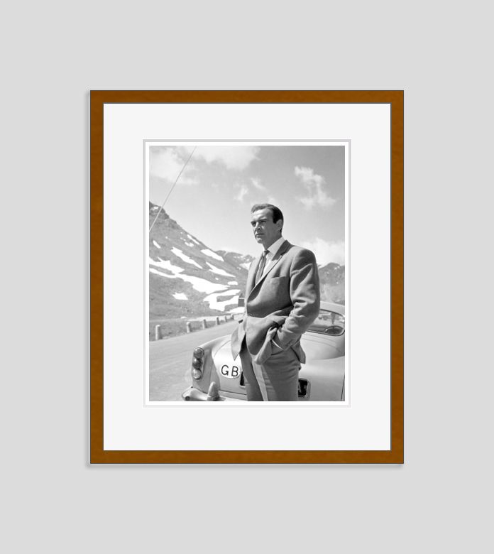 James Bond 007 Brown Framed