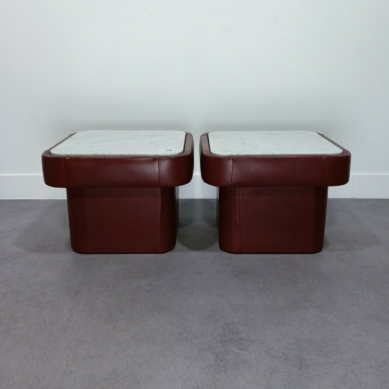 Paar De Sede Leren Bijzettafels Ds 47 Serie photo buy