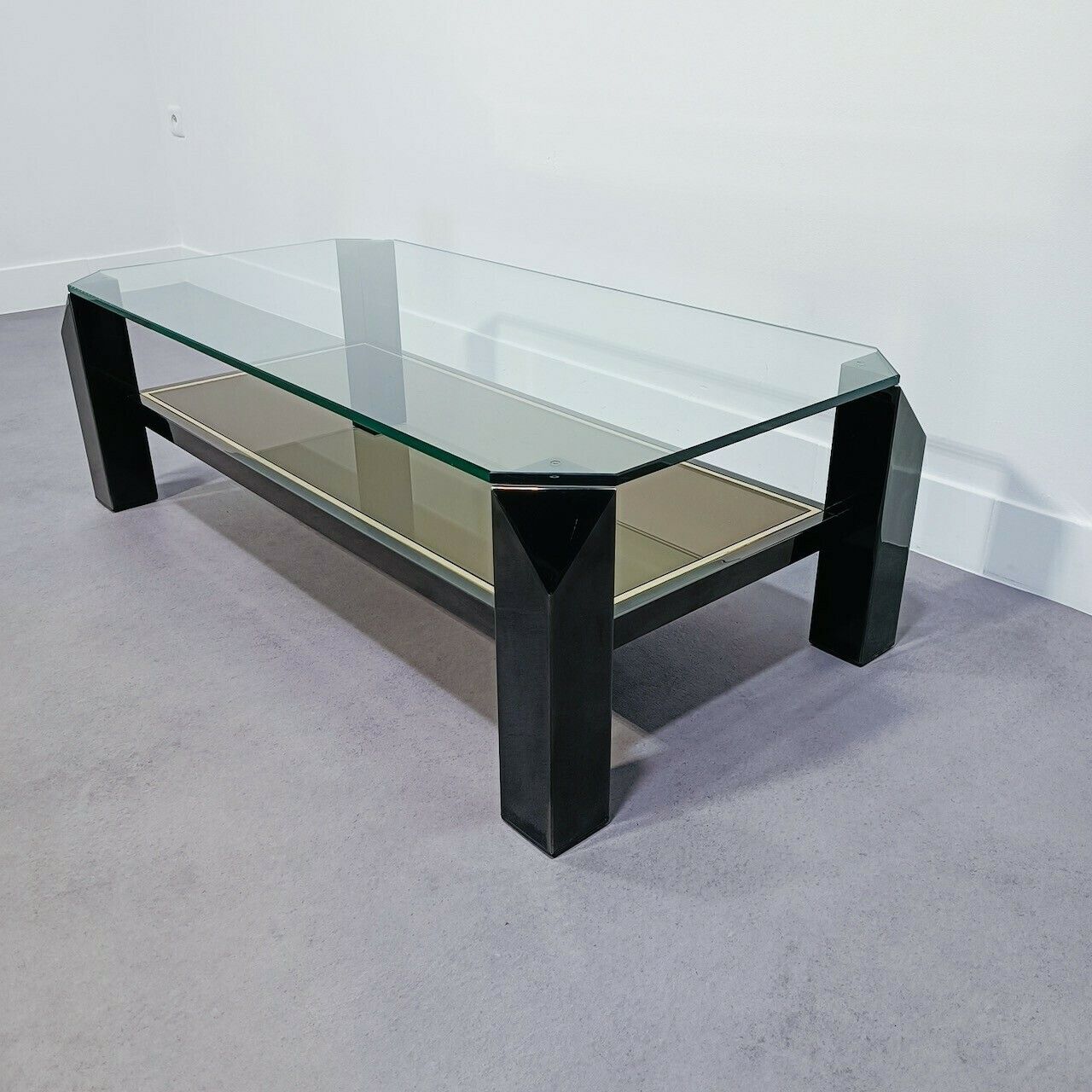 Belgo Chrom Black Coffee Table photo vinterior