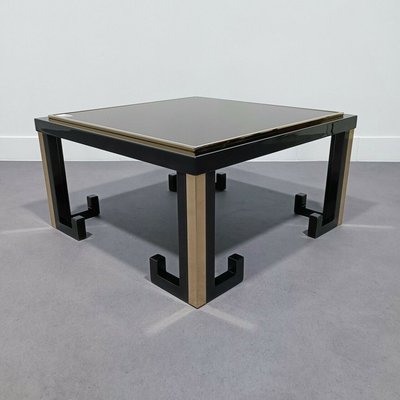 Side Table M2000 Black & Gold, Mid 20th Century