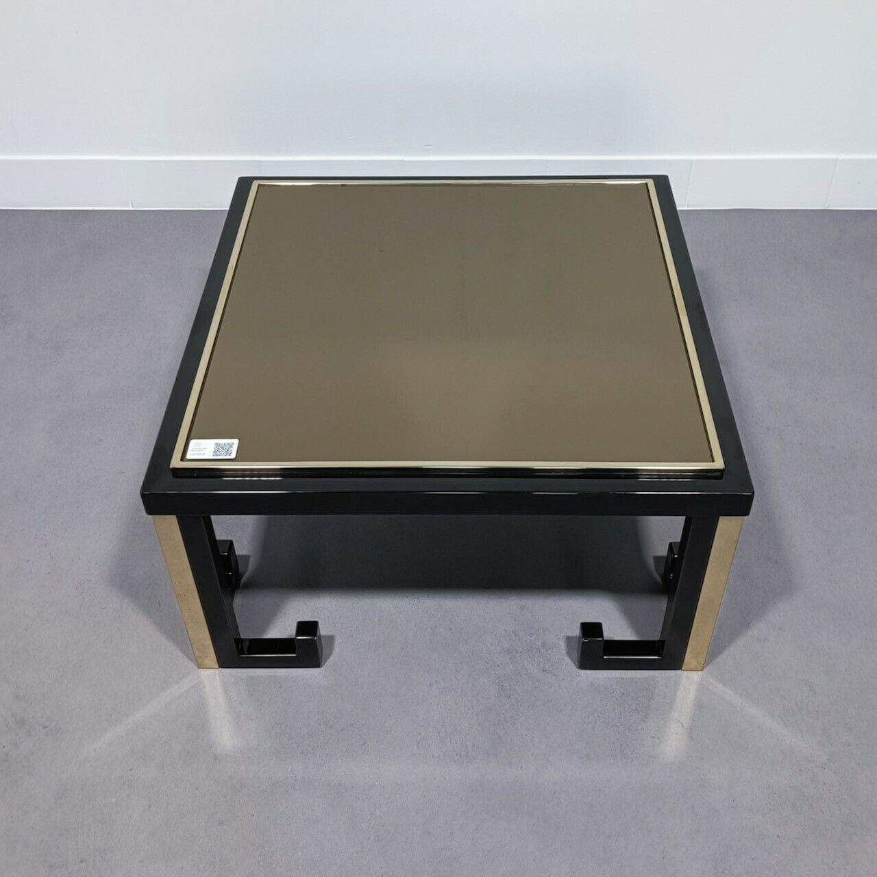 Side Table M2000 Black & Gold, Mid 20th Century photo 335.0