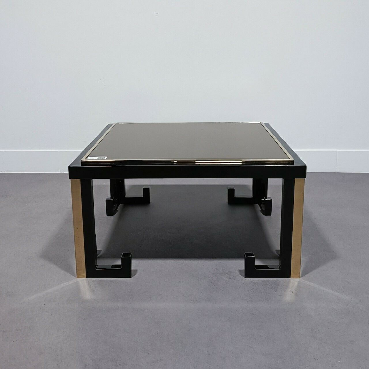 Side Table M2000 Black & Gold, Mid 20th Century photo vinterior