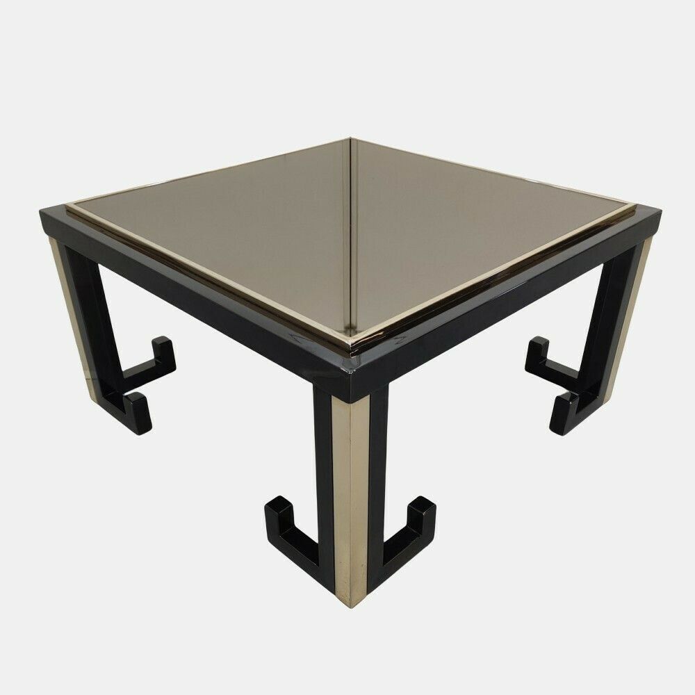 photo furniture Side Table M2000 Black & Gold, Mid 20th Century