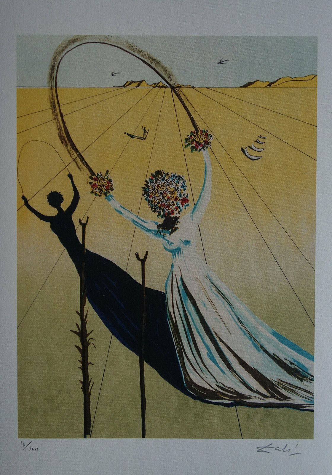 Fine Surrealist Limited Edition Print, Salvador Dali, Signed & Numbered In Pencil