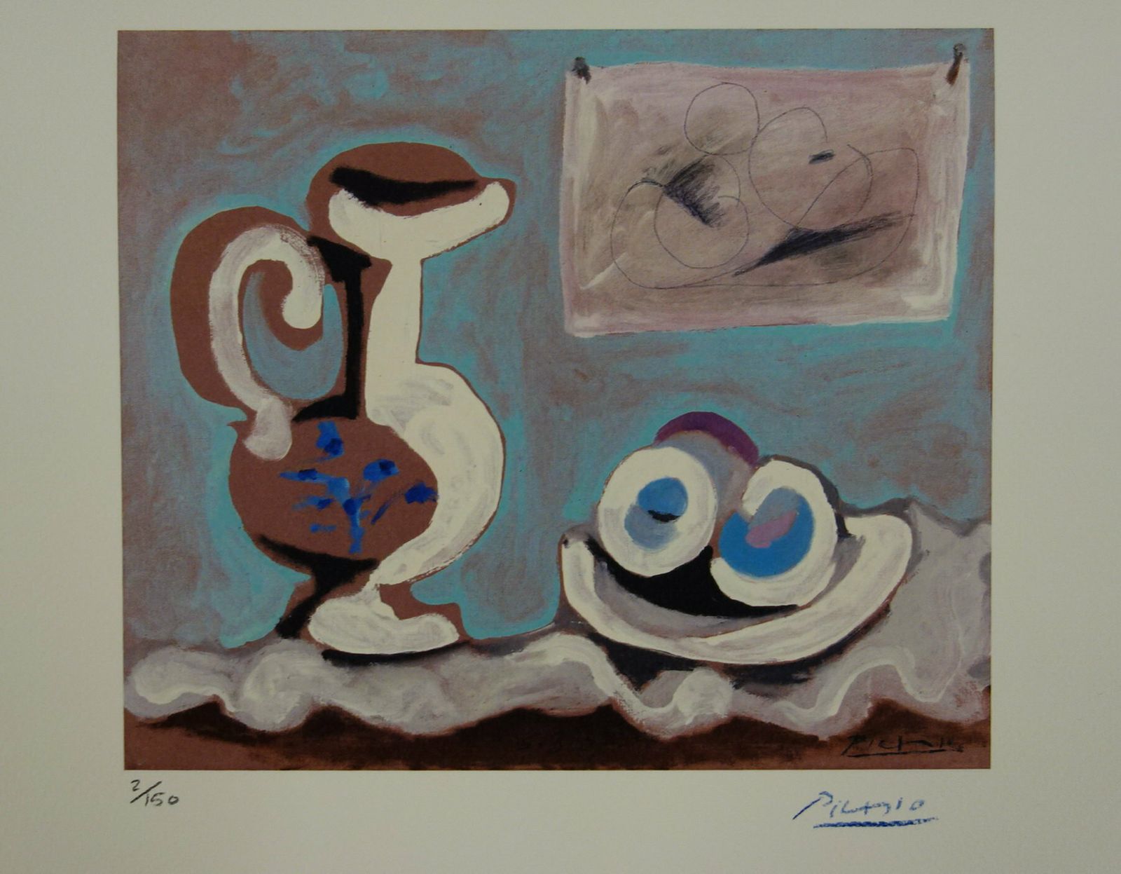 Fine Cubist Limited Edition Print – Still Life, Pablo Picasso, Signed & Numbered