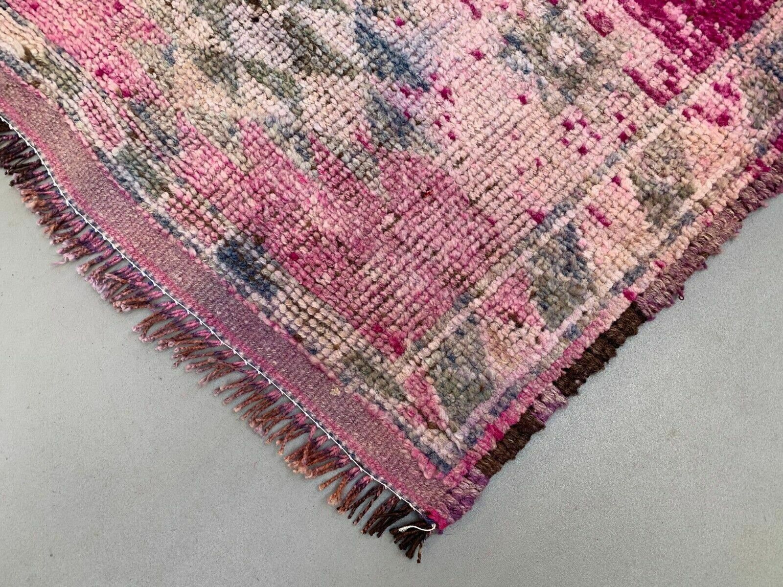 Vintage Turkish Tribal Runner 355x90 Cm Veg Dye Wool Rug Tribal, Handmade photo vinterior