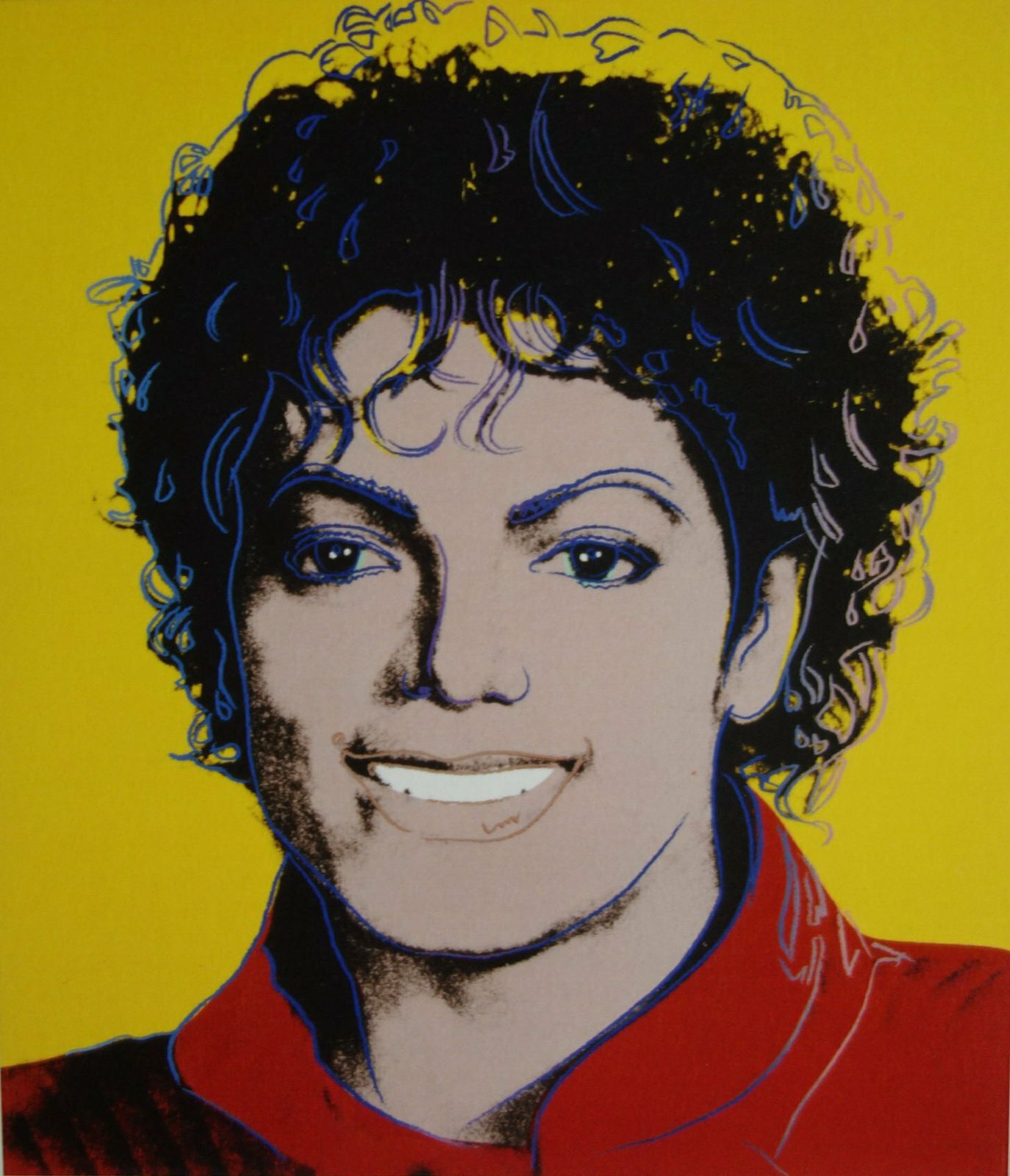 Fine Pop Art Edition Trial Proof Print – Michael Jackson, Andy Warhol, Signed & Stamped With Estate Stamp photo furniture