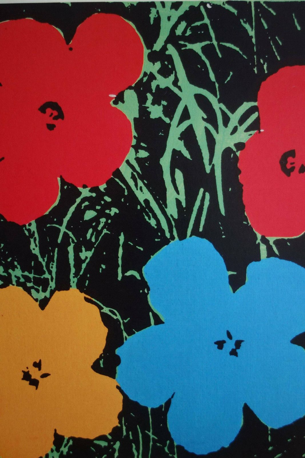 Fine Pop Art Limited Edition Print – Flowers, Andy Warhol, Stamp Signed & Numbered photo furniture