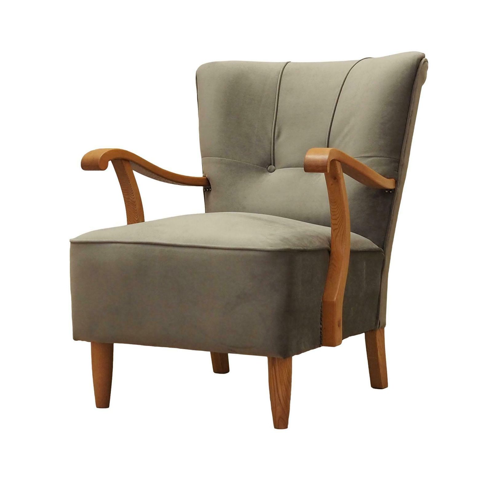 Beech Armchair, Danish Design, 1960s, Production: Denmark
