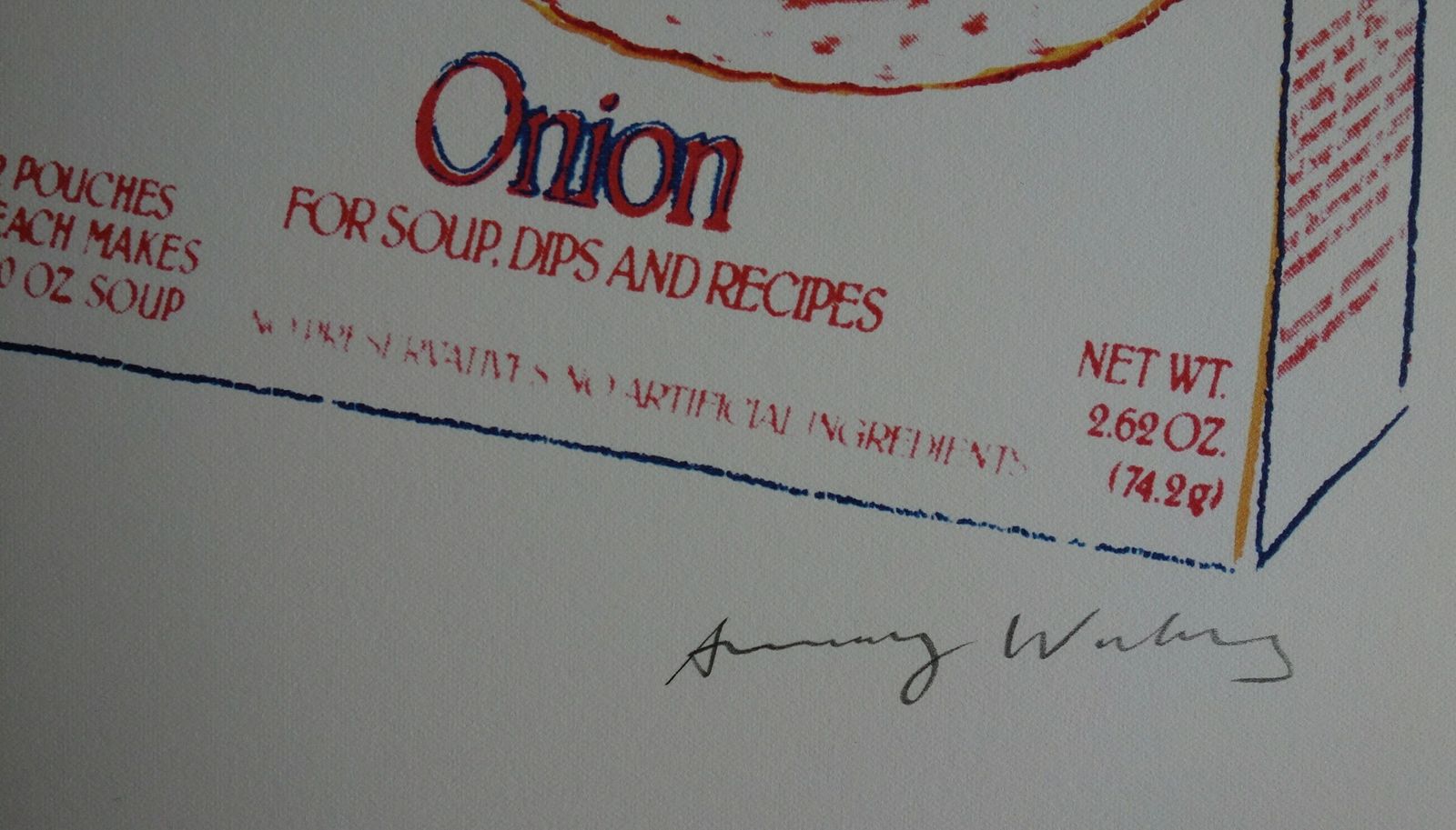Fine Pop Art Limited Edition Print – Campbell’s, Andy Warhol, Signed & Numbered – Estate Stamp photo for sale