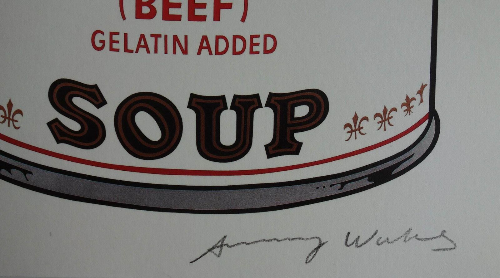 Fine Pop Art Limited Edition Print – Campbell’s Soup Can, Andy Warhol, Hand Signed & Numbered, With Estate Stamp photo for sale