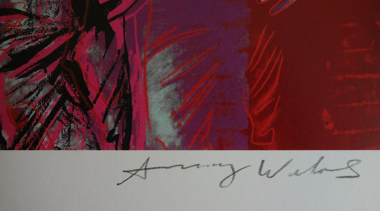 Fine Pop Art Limited Edition Print – Celebrity Portrait Series, Andy Warhol, Signed & Stamped photo vinterior