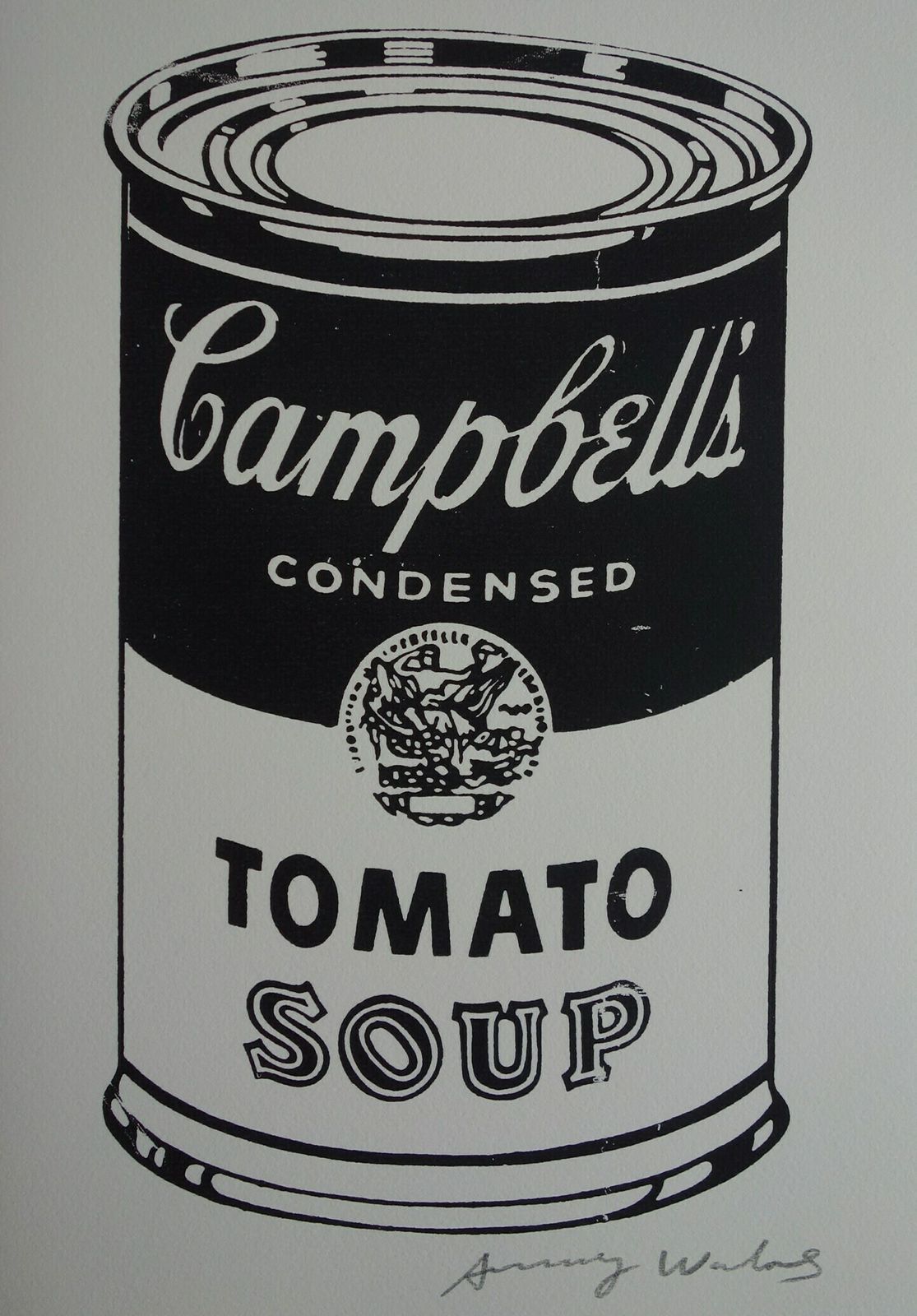 Fine Pop Art Limited Edition Print – Campbell’s Soup Can, Andy Warhol, Hand Signed & Numbered, With Estate Stamp