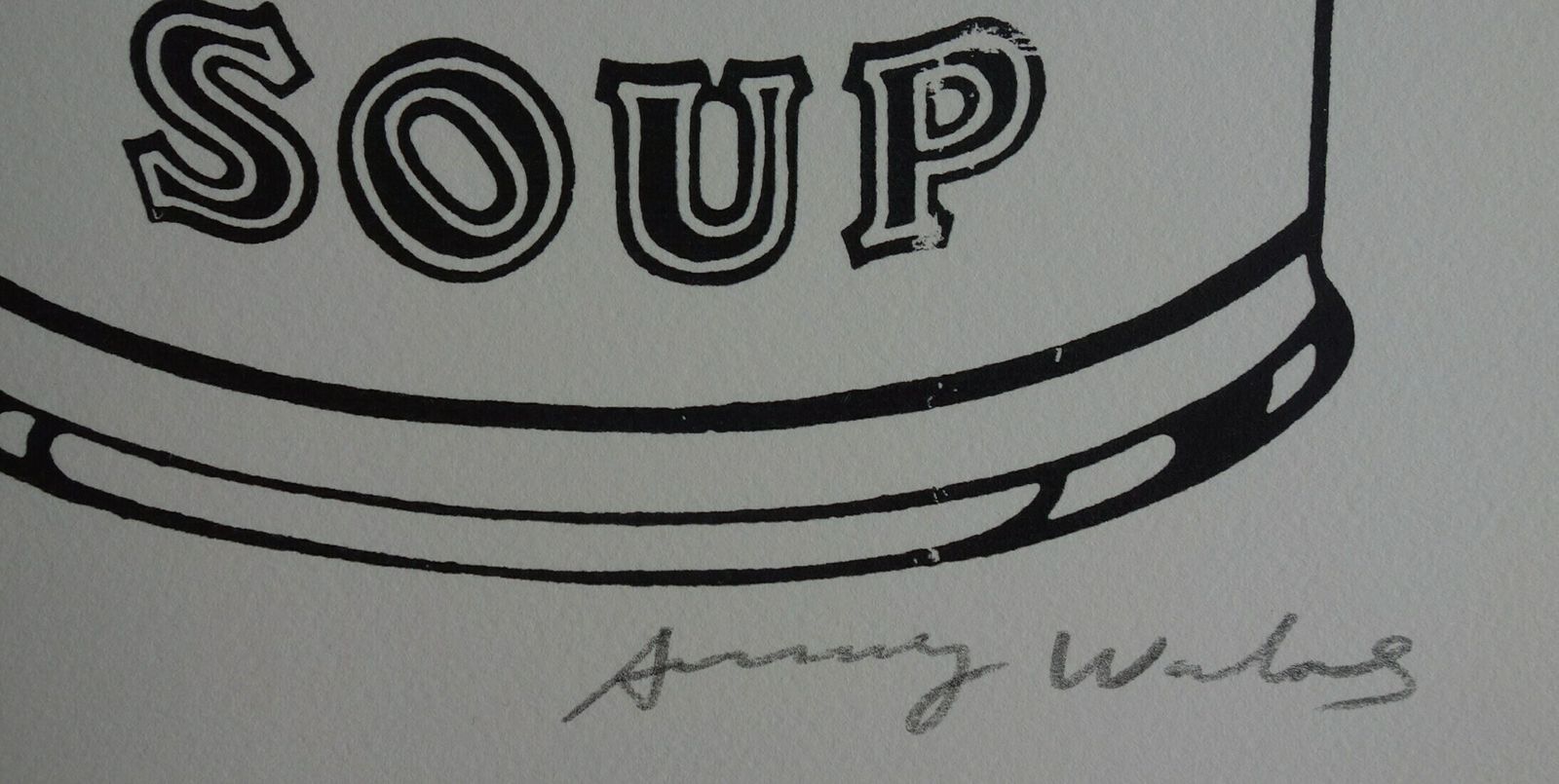 Fine Pop Art Limited Edition Print – Campbell’s Soup Can, Andy Warhol, Hand Signed & Numbered, With Estate Stamp photo for sale