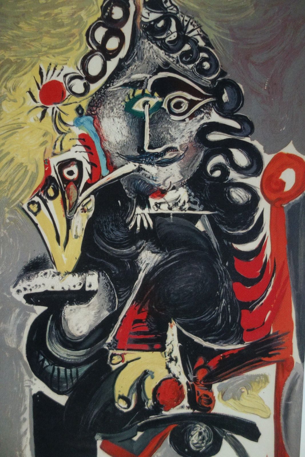 Fine Cubist Limited Edition Print   Musketeer, Pablo Picasso, Hand Signed & Stamped photo furniture