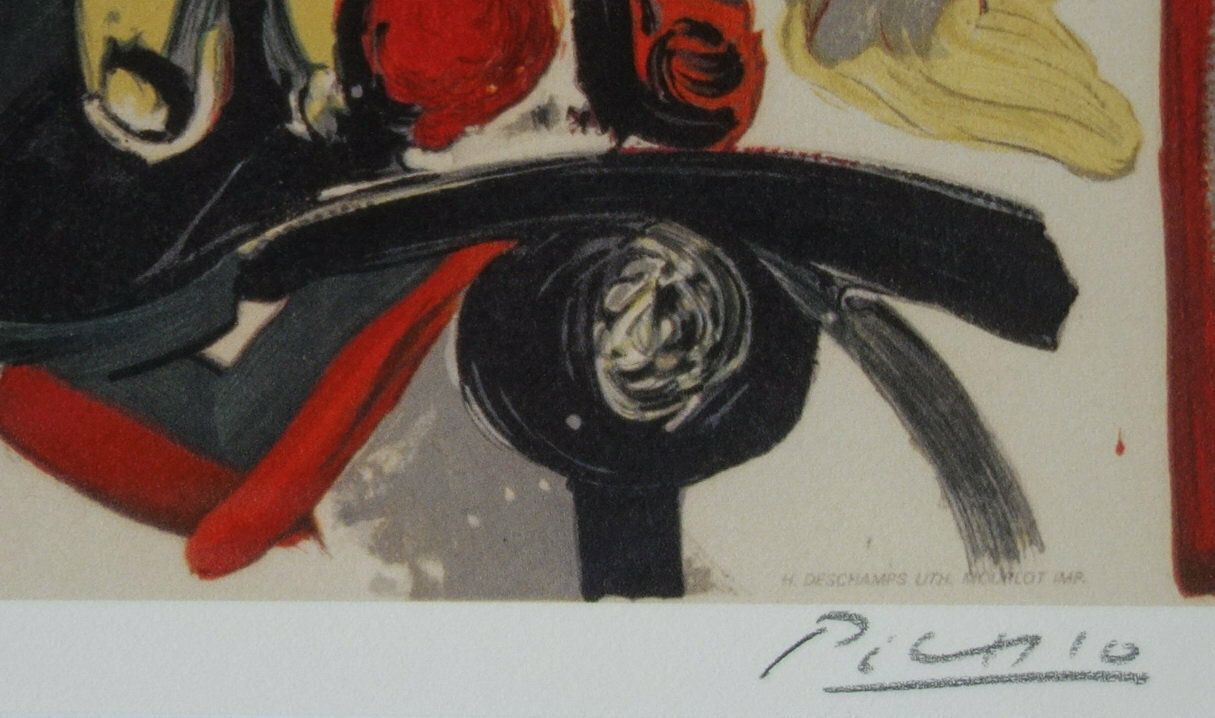 Fine Cubist Limited Edition Print   Musketeer, Pablo Picasso, Hand Signed & Stamped photo 138.0