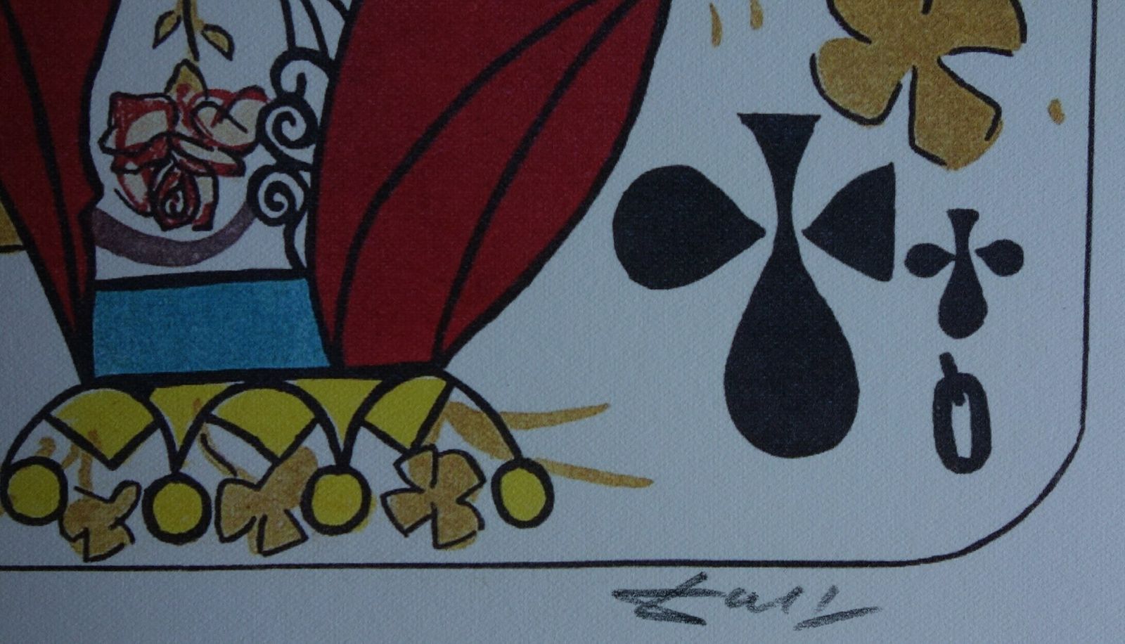 Fine Surrealist Limited Edition Print, Surreal Playing Cards   Queen   Clubs, Salvador Dali, Signed & Numbered In Pencil photo for sale