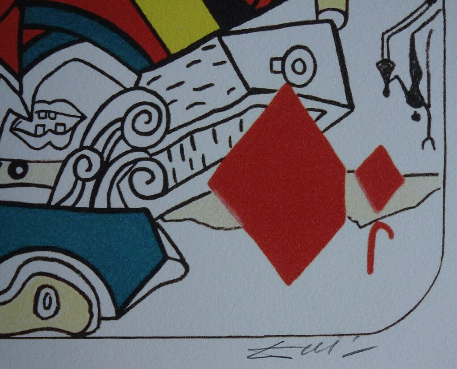 Fine Surrealist Limited Edition Print, Surreal Playing Cards   Jack   Diamonds, Salvador Dali, Signed & Numbered In Pencil photo Home Decor