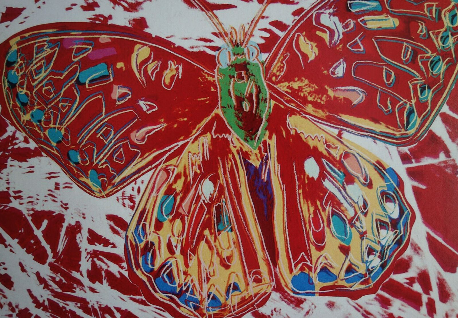 Fine Pop Art Limited Edition Print   Animal Series   Butterfly, Andy Warhol, Signed & Numbered photo for sale