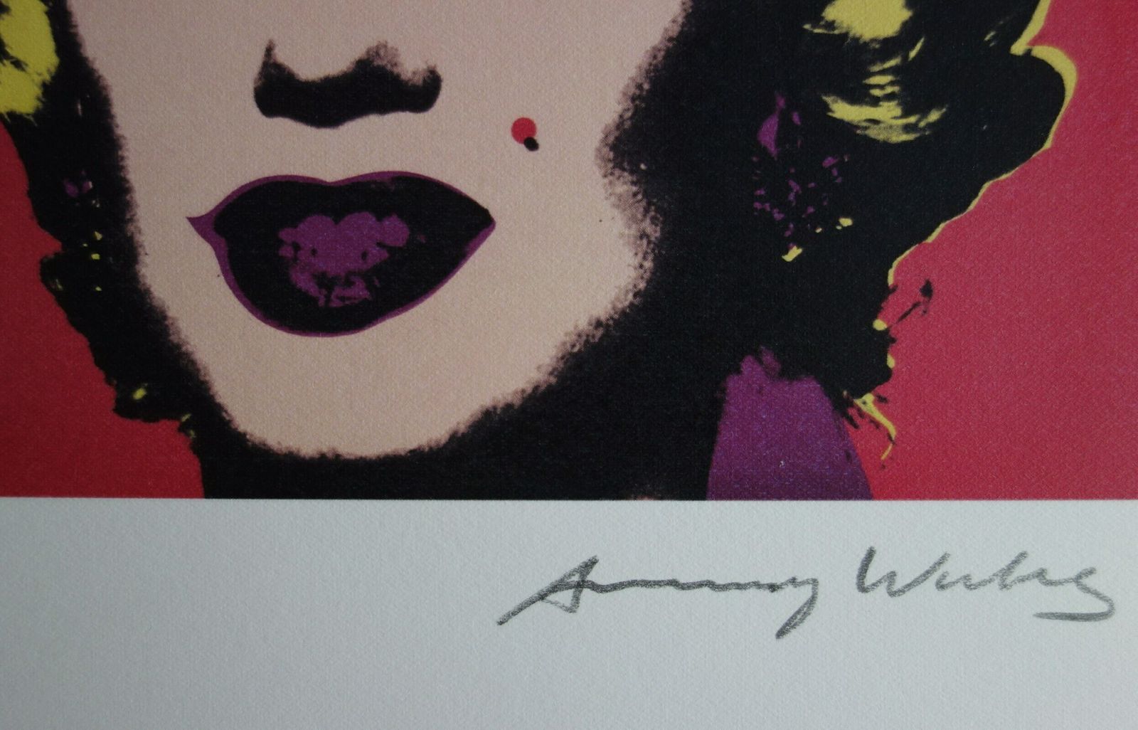 Fine Pop Art Limited Edition Print – Marylin Monroe, Andy Warhol, Signed & Numbered photo for sale