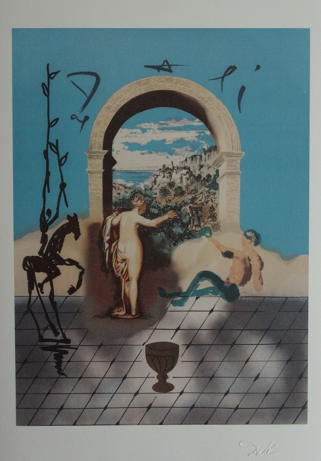 Fine Surrealist Limited Edition Print, Salvador Dali, Signed & Numbered In Pencil