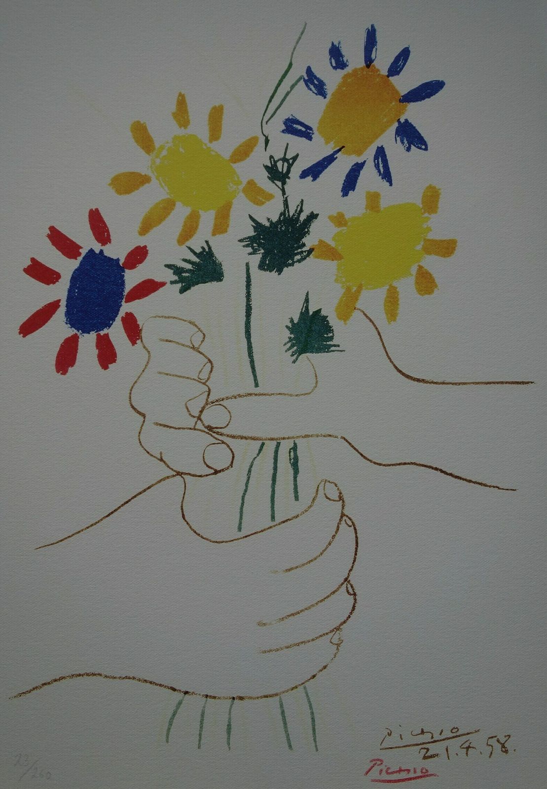 photo for sale Fine Cubist Limited Edition Print, Pablo Picasso, Hand Signed & Hand Numbered