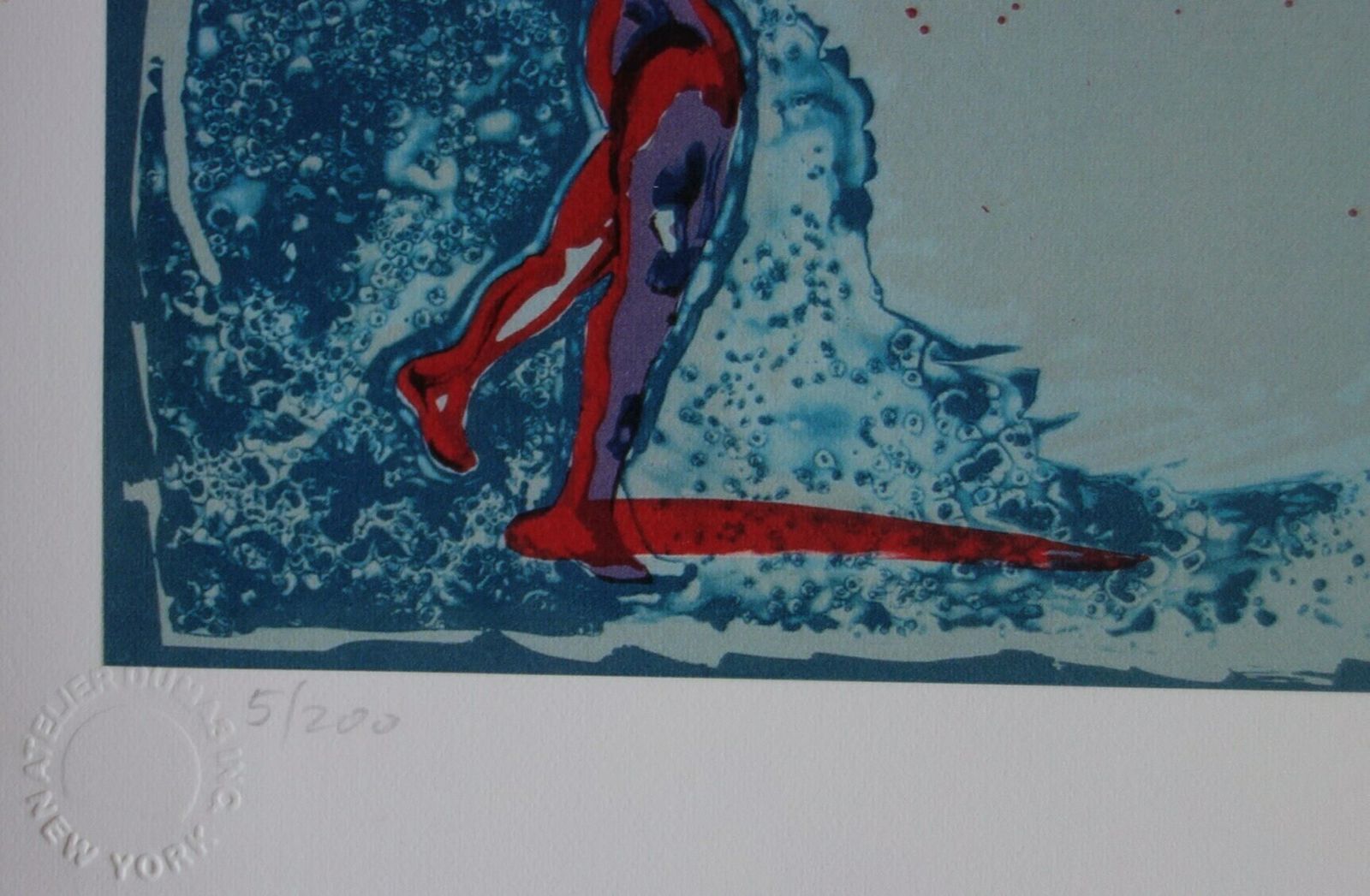 Fine Surrealist Limited Edition Print, Horse Rider, Salvador Dali, Signed & Numbered In Pencil photo vinterior