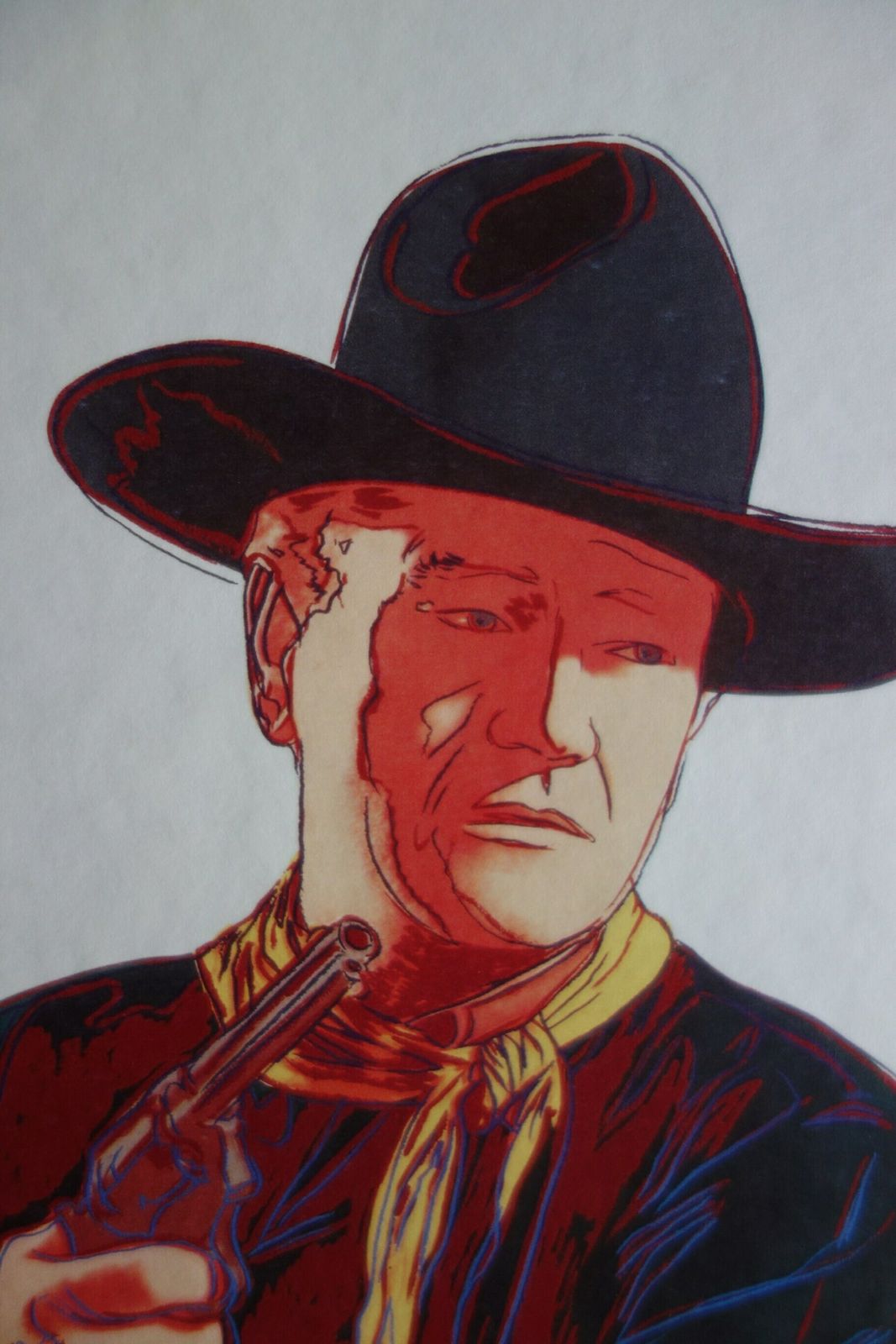Fine Pop Art Limited Edition Print   Western Cowboys, Andy Warhol, Signed & Numbered photo furniture