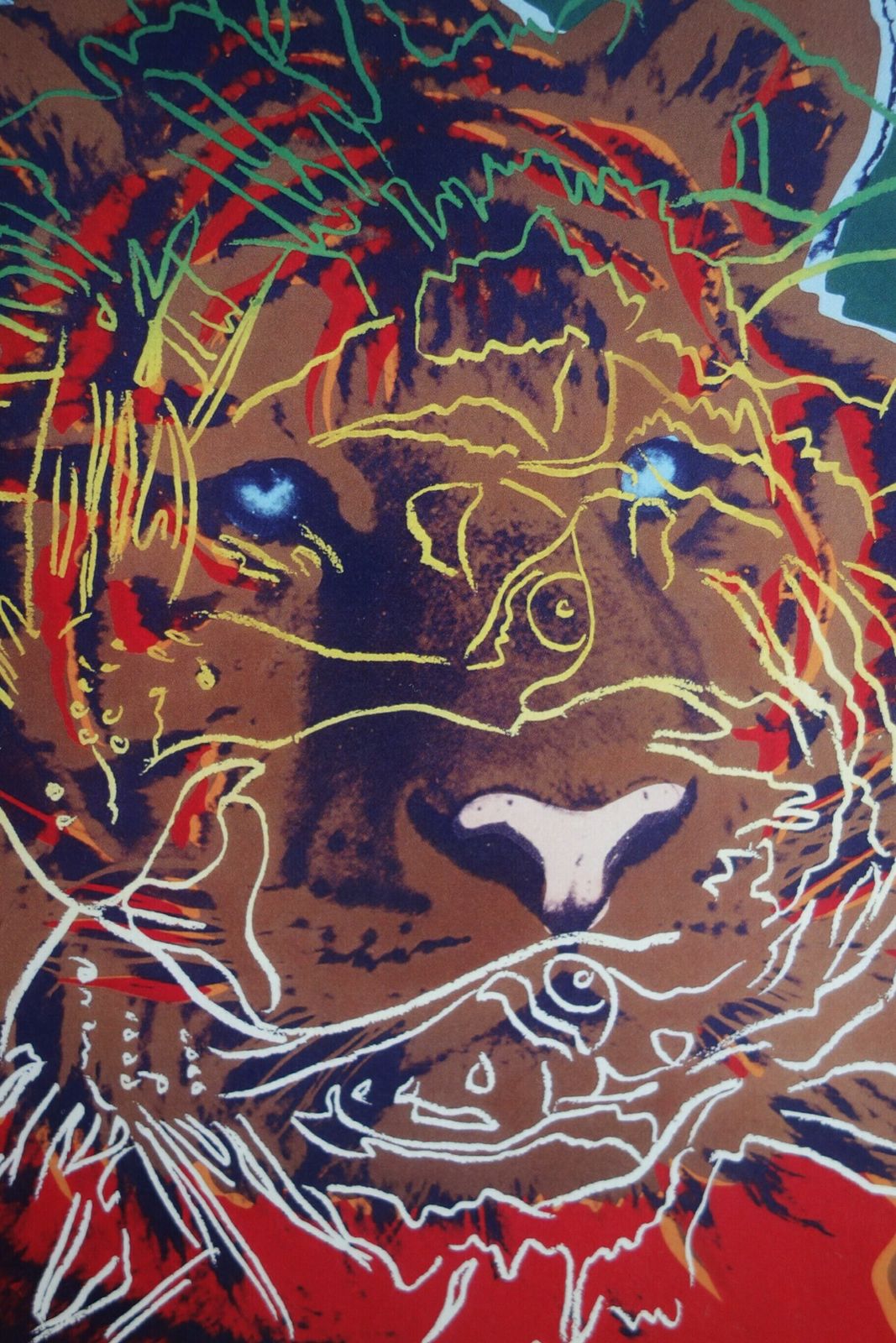 Fine Pop Art Limited Edition Print   Animal Series   Tiger, Andy Warhol, Signed & Numbered photo furniture