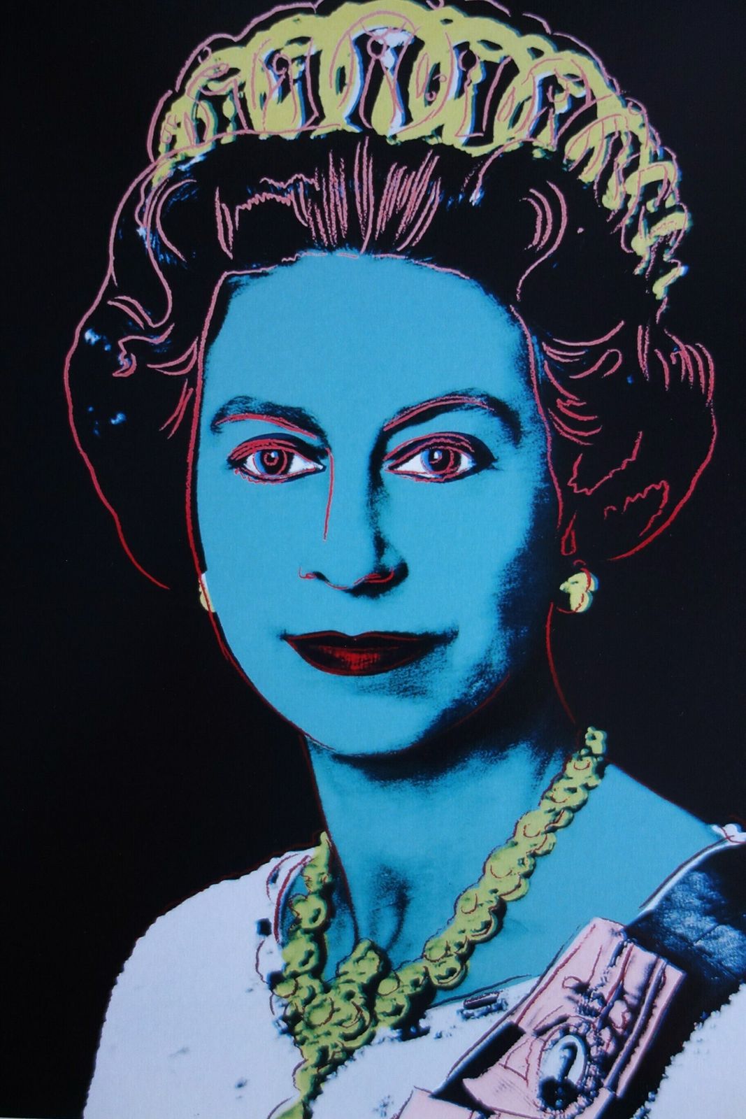 Fine Pop Art Limited Edition Print – Celebrity Portrait Series   Queen Elizabeth, Andy Warhol, Signed & Numbered photo for sale