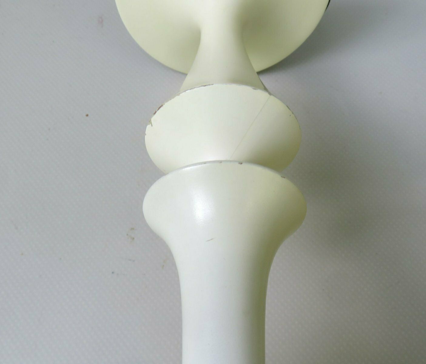 photo vintage Large Space Age Table Lamps In Tempe Wood Aluminum And Glass From Temde 1970s Set Of 2