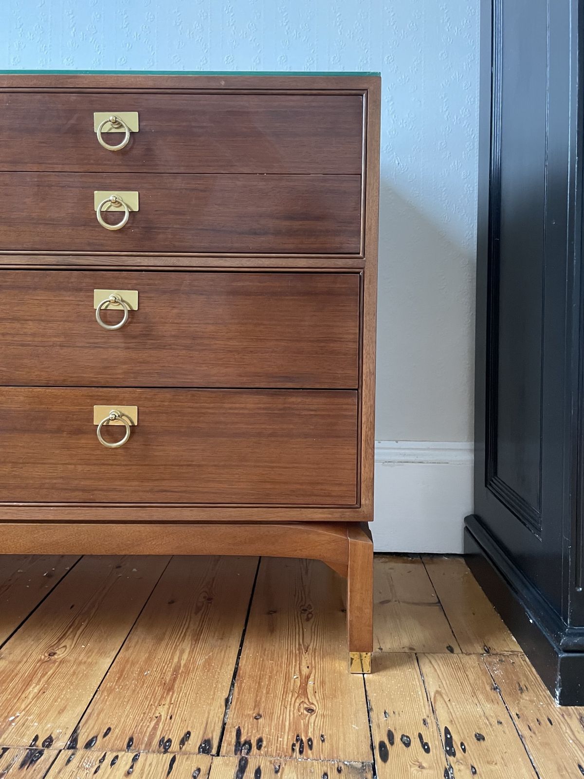 Mid Century G Plan Double Chest Of Drawers With Brass Handles, 1960 photo furniture