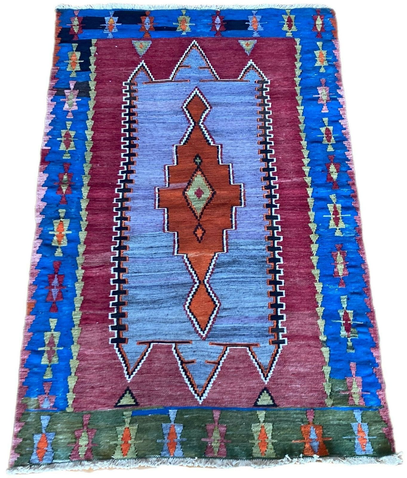 Vintage Anatolian Kilim 1.47m X 0.91m photo furniture