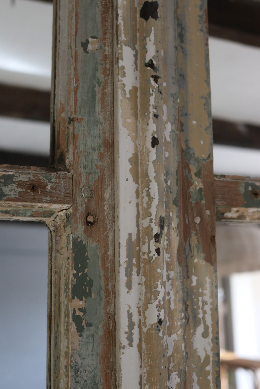 1950.0 Huge Floor Standing Antique French Mirrors 232cm High X 110cm W Chateau Door Frame Mirrors Arched Top photo