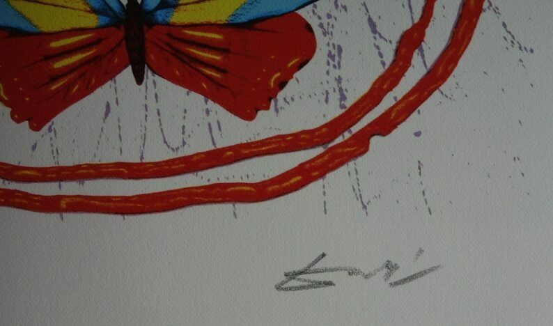 Fine Surrealist Limited Edition Print, Butterfly Nudes, Salvador Dali, Signed & Numbered In Pencil photo for sale