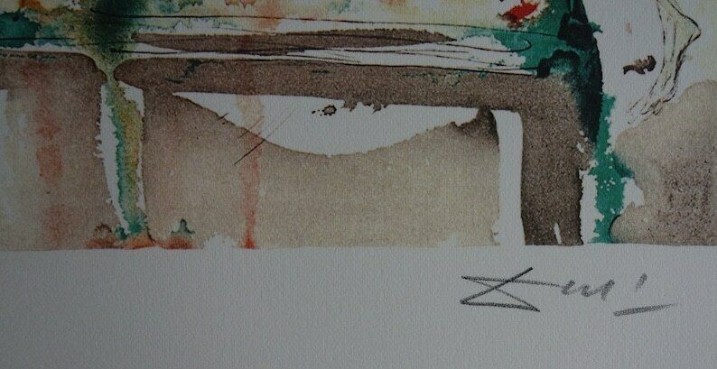 Fine Surrealist Limited Edition Print, Salvador Dali, Signed & Numbered In Pencil photo for sale